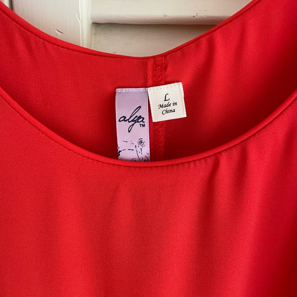 Orange Sleeveless Alta Dress